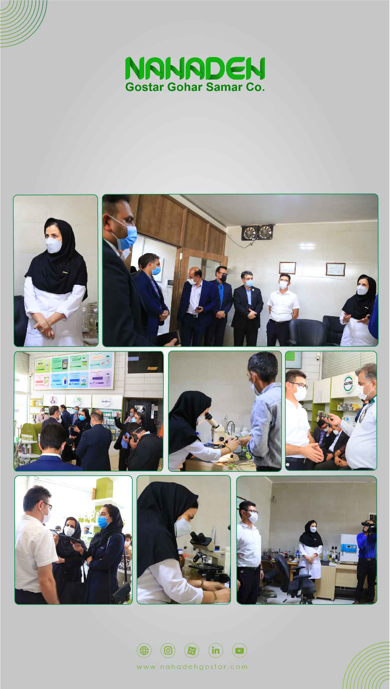 Opening of the herbal medicine clinic of Nahadeh Gostar Gohar Samar company (3)